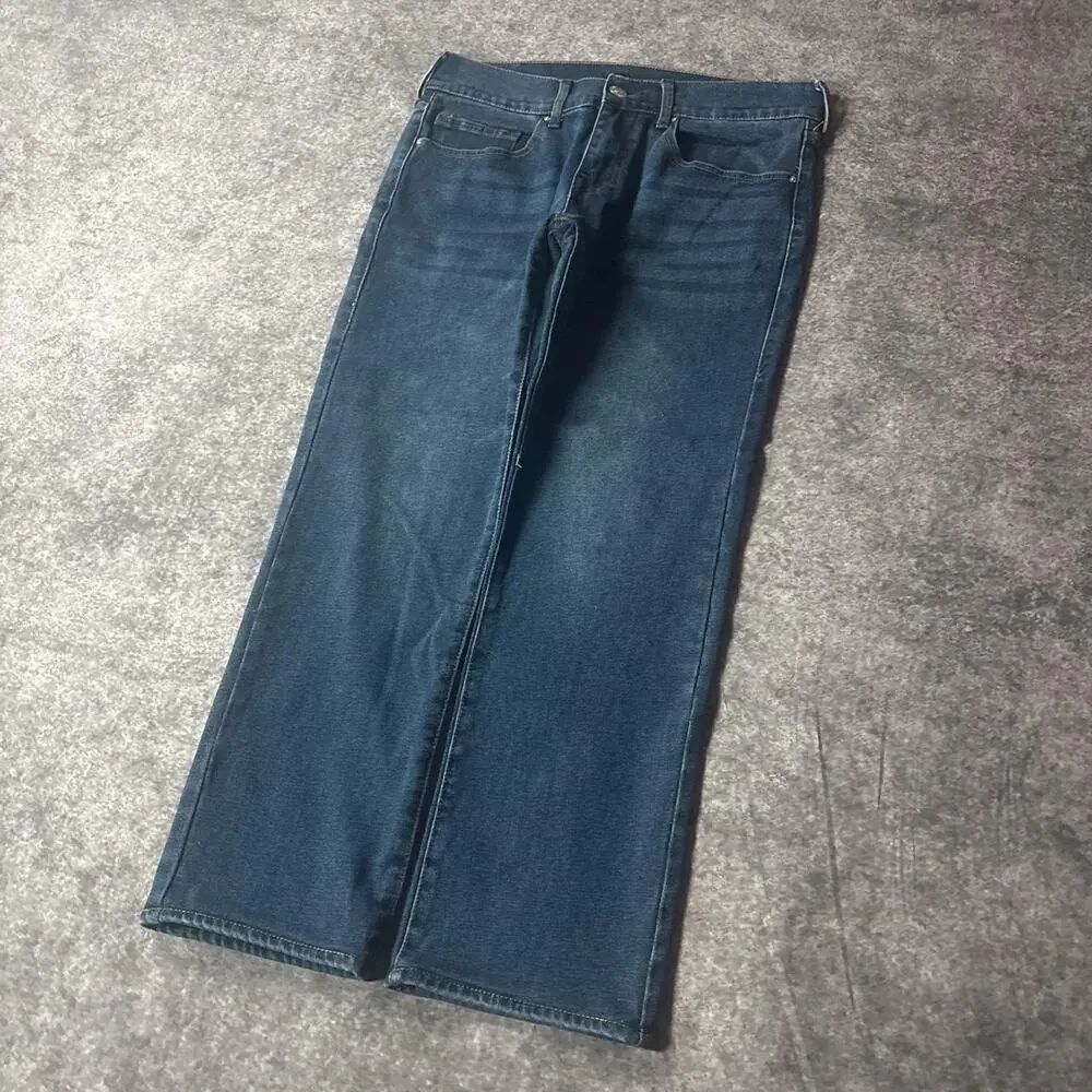 True Religion Men’s Ricky Relaxed Straight Leg Jeans Size 32